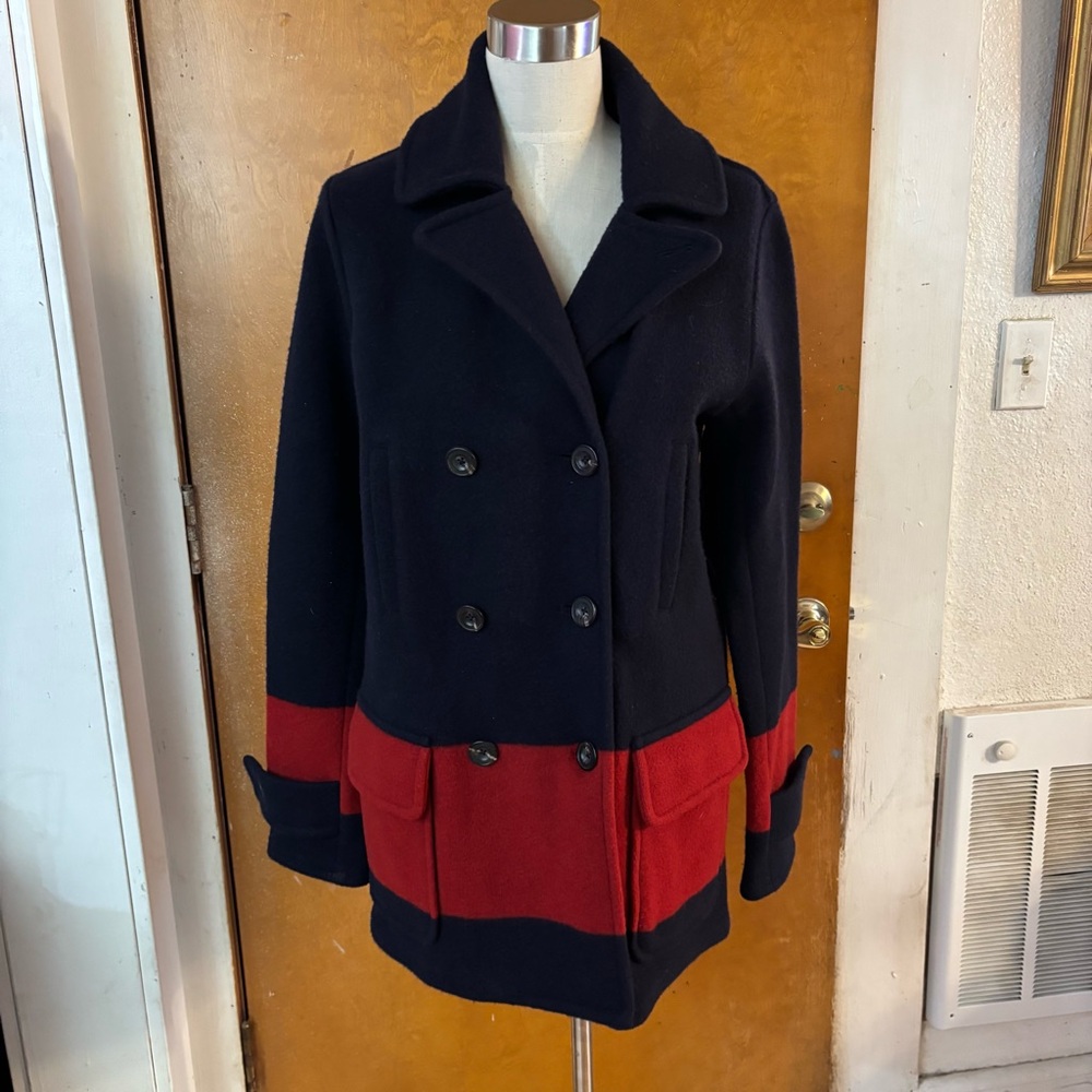 Ralph Lauren Merino Wool coat.  Buttons. Medium